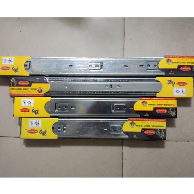 RELL LACI PINTU LEMARI GESER LIPAT TERDAPAT 4 UKURAN/ BESI DOUBLE TRACK BALL SILVER / RELL LACI SET KANAN KIRI MURAH