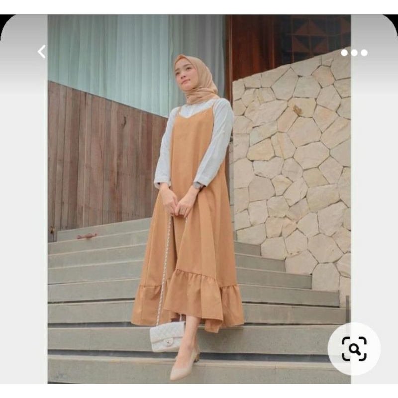 overall murah / overall terbaru / gamis tanpa lengan / outer