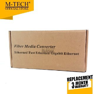 M-TECH ORIGINAL Fiber Media Converter 4 Port Fiber Ethernet Transceiver 100Mbps 20km