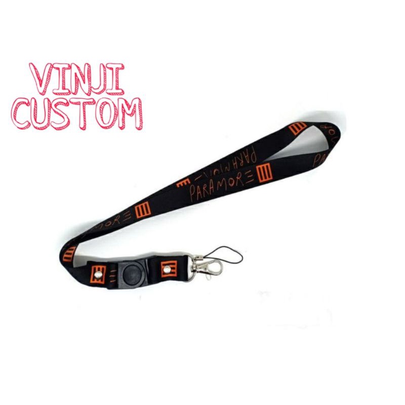 

Lanyard PARAMORE tali lanyard BAND gantungan kunci name tag id card kartu nama / tali lanyard gantungan leher