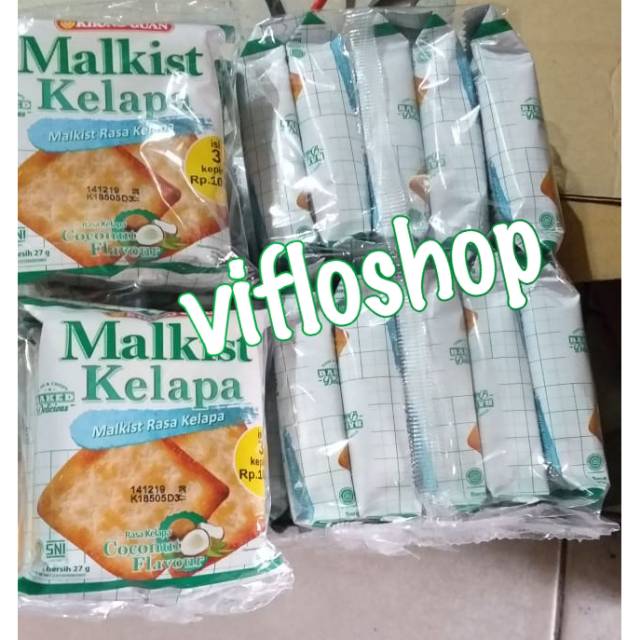 

Khong Guan Malkist Kelapa (10 x 27 gram) Malkist Kelapa Khong Guan Sachet