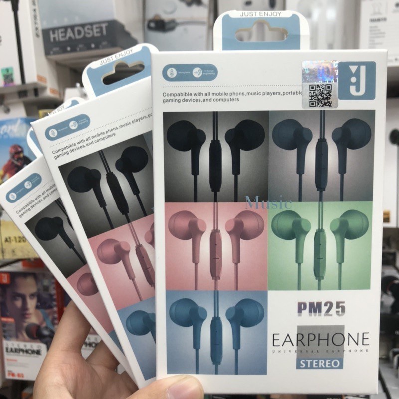 Headset Earphone JBL PM-25 Macaron stereo