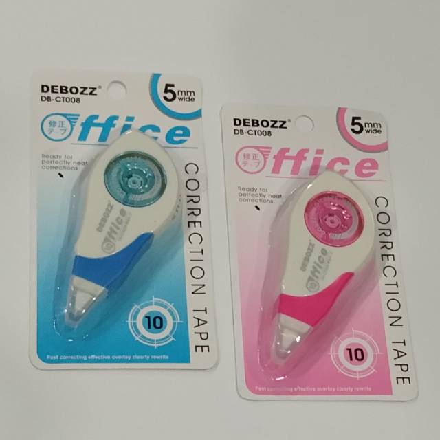 Correction Tape Debozz DB-CT008 / Tip Ex Roll Kertas