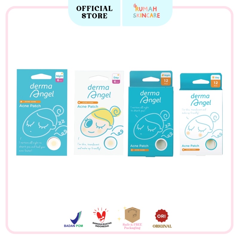 Jual Derma Angel Acne Patch Day Night Mix Pcs Pcs Mix