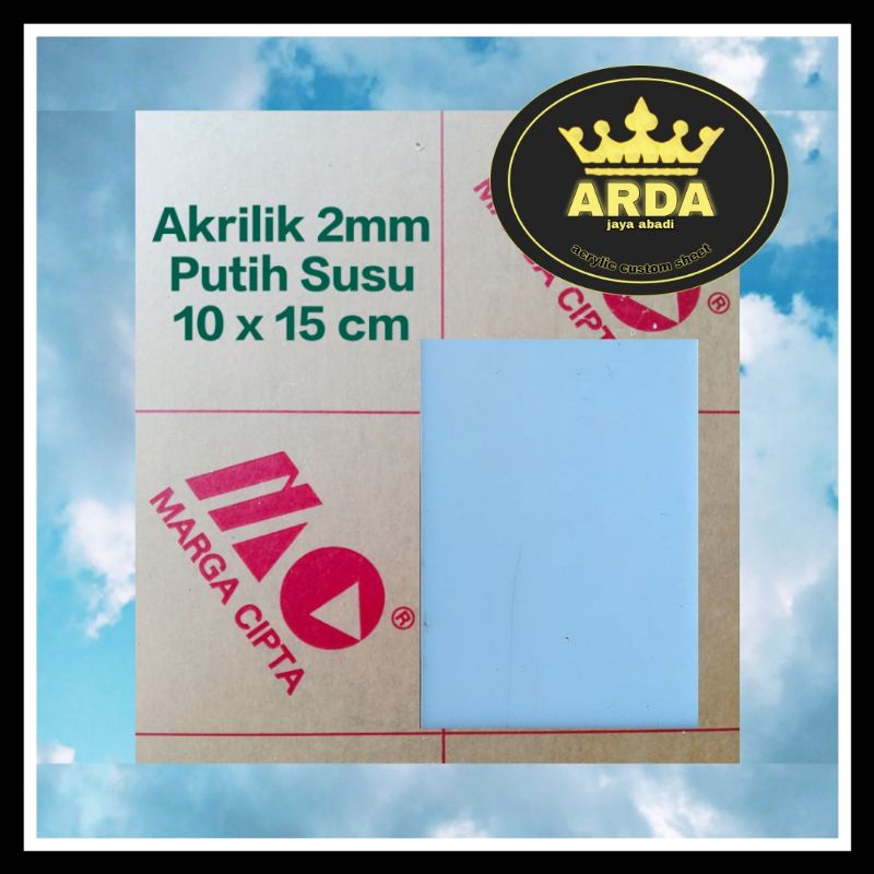 

Akrilik putih susu 2mm 10 x 15 lembaran / acrylic susu 2mm A6