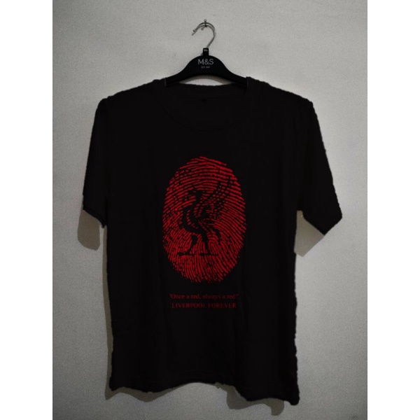 Kaos Pria Wanita Dewasa Liverpool kaos bola 100% katun kaos branded murah desain sendiri