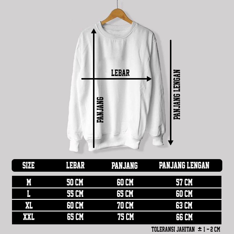 Sweater Oversize Attitude Basic - Size M - L - XL - XXL - Wanita Hijab Remaja Kekinian