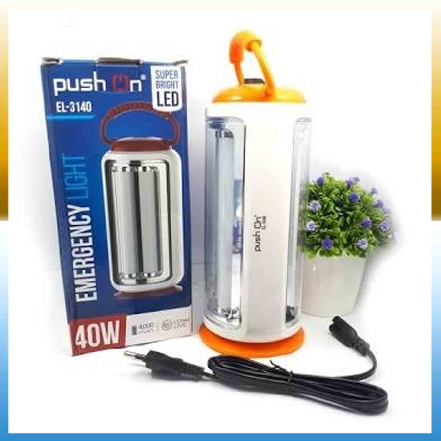 Push On EL-3140 Lampu Led Emergency Darurat 2 Sisi 40w (2x20w)