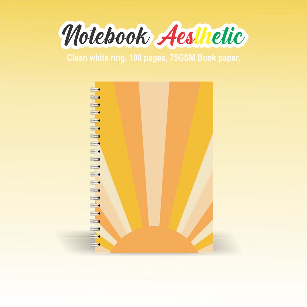 

Notebook Aesthetic BOOKPAPER GRID/KOTAK2#DOTTED/TITIK2#BLANK/POLOS#GARIS/LINE