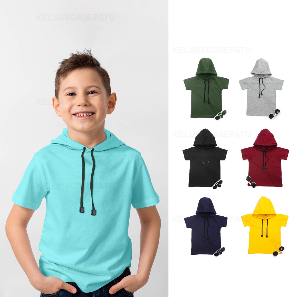 KAOS KUPLUK ANAK HOODIE ANAK POLOS MURAH KAOS KUPLUK ANAK POLOS COMBED 30 S