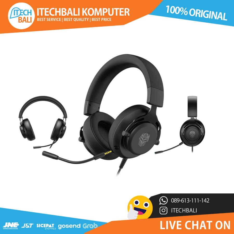 Headset Rexus HX25 Thundervox Stream - Black  | ITECHBALI