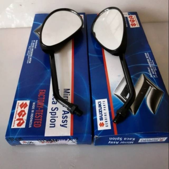 kaca spion satria fu 2014 drat 14 orisinil sgp set