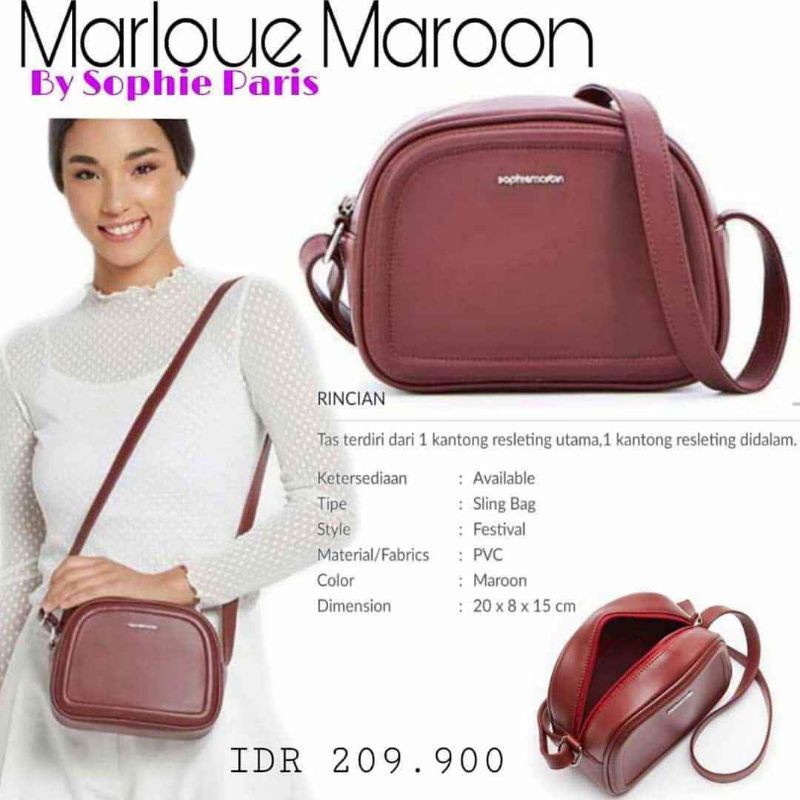 TAS MARLOUE MAROON SOPHIE MARTIN
