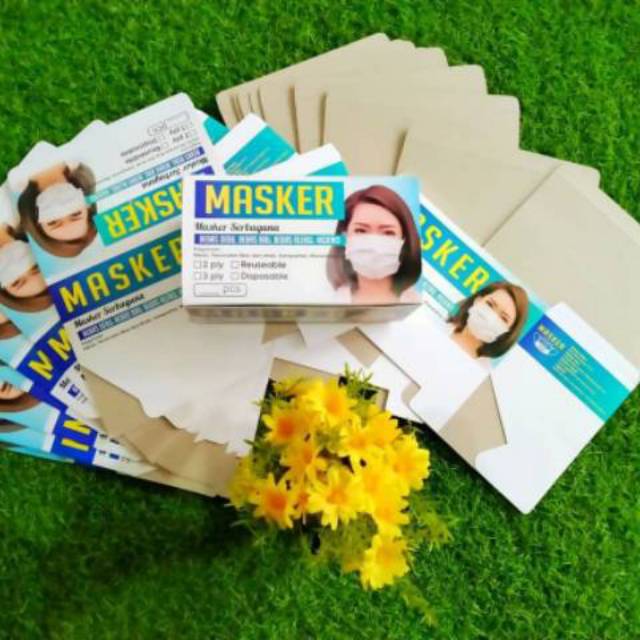 Dus Box Masker Bahan ART CARTON 310 gram