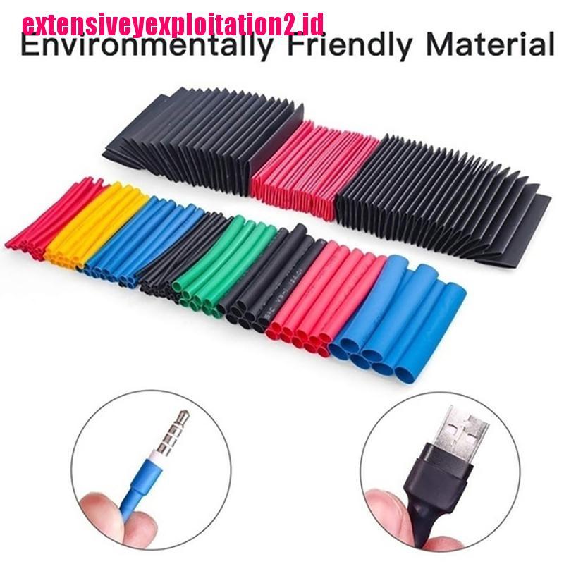 &lt; E2id &amp; &gt; 164 / 33 / 656 / 984Pcs Heat Shrink Tube / Kabel Bakar Insulated