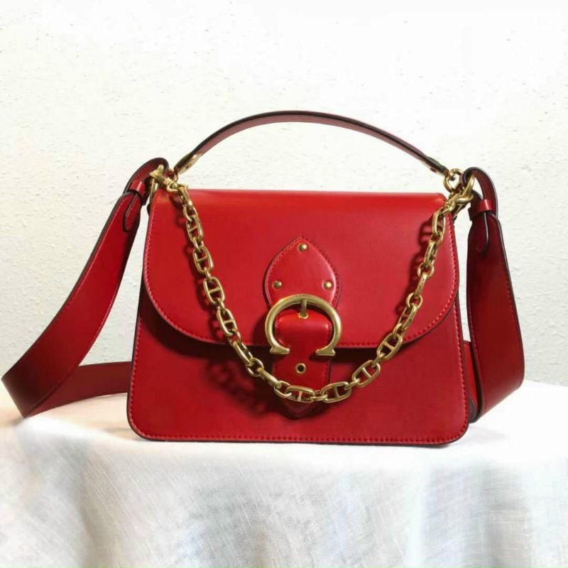 Coach Beat Shoulder Bag In Signature Canvas Red (C4597)