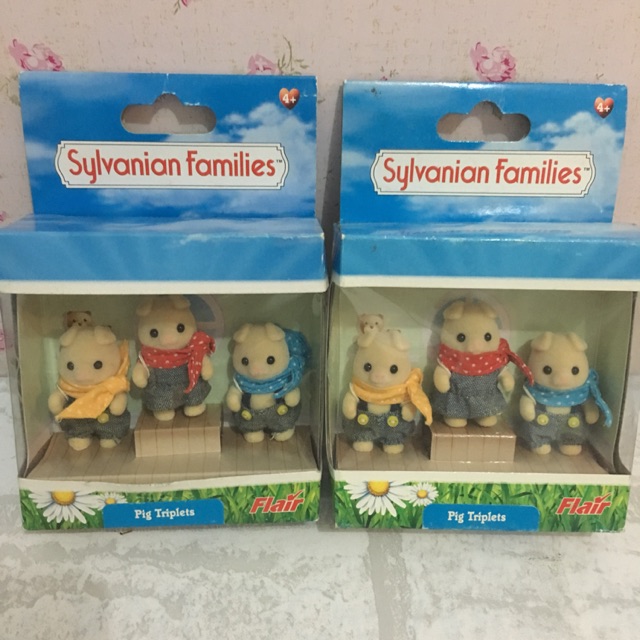 Sylvanian pig triplets