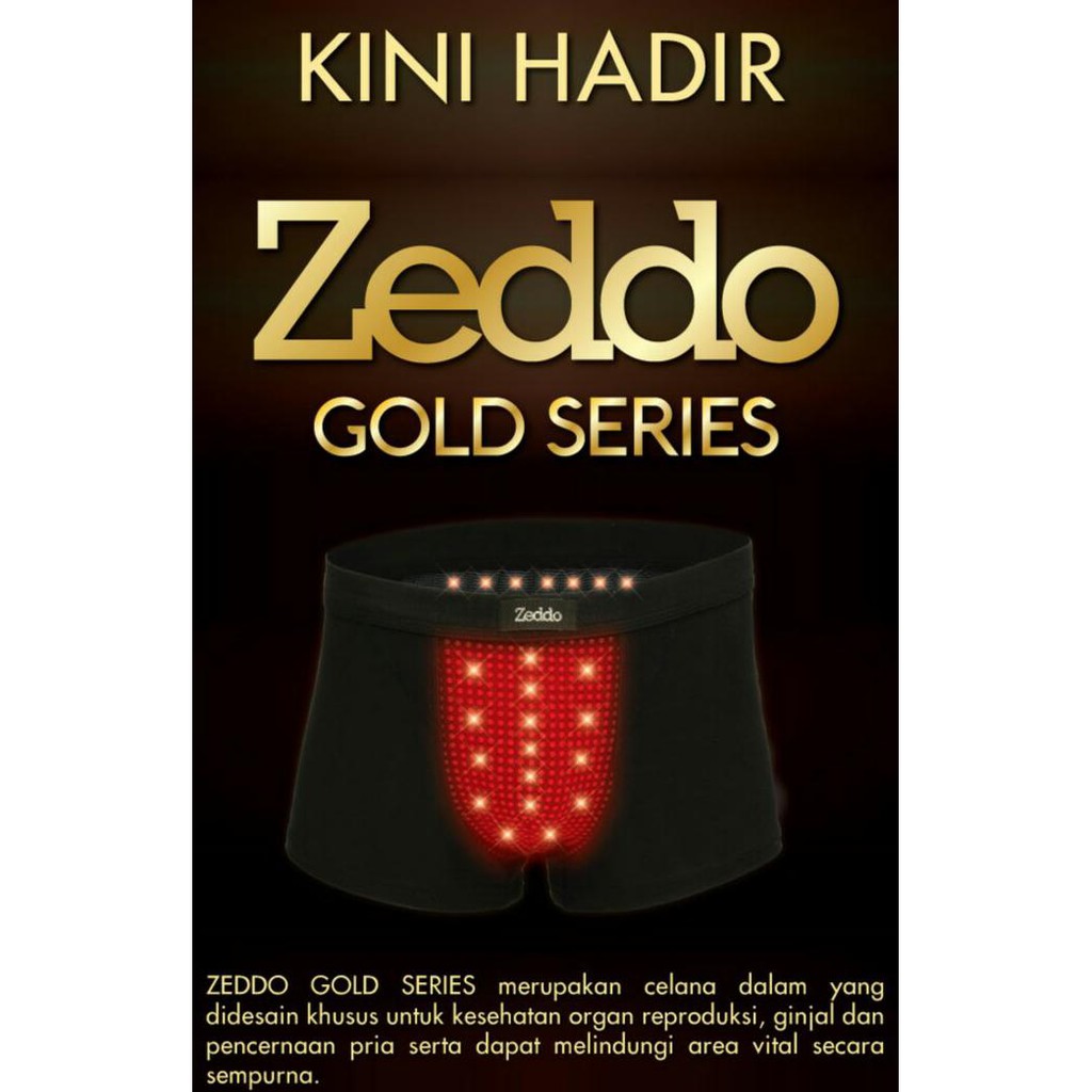 [BAYAR DI TEMPAT] ZEDDO GOLD SERIES - CELANA DALAM PRIA KESEHATAN - ASLI 100% {BIG SALE