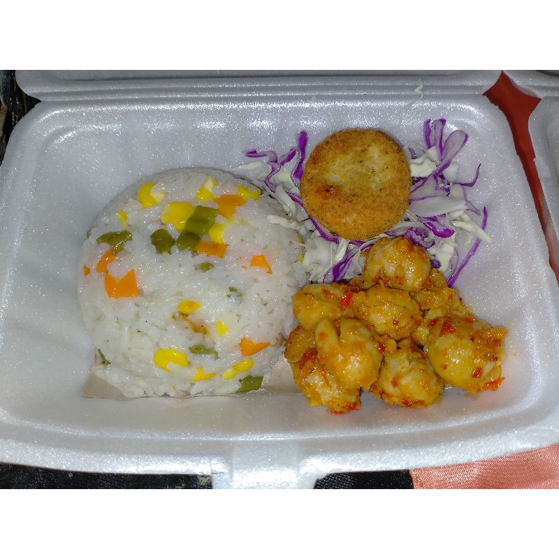 

Nasi Ublek + Pentol Mercon