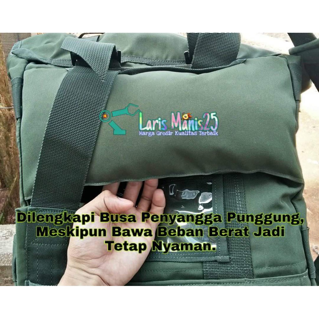 Ransel Korea Hijau TNI Tas Tempur Militer Tas Army Tactical