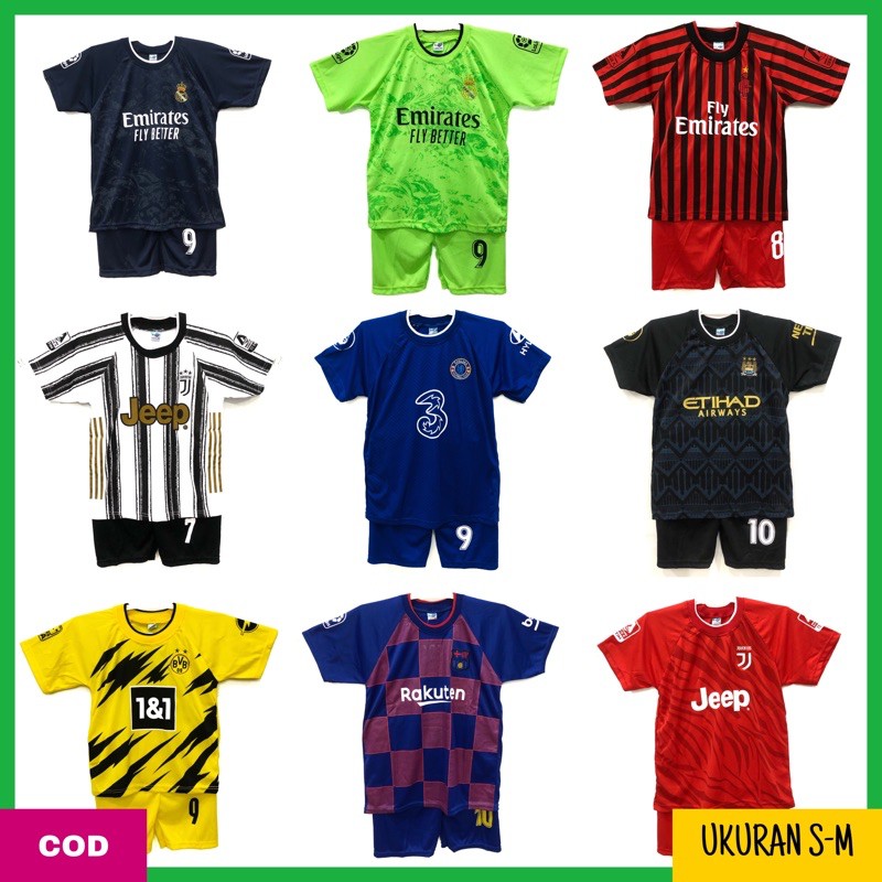 SETELAN BAJU  BOLA ANAK  LAKI  LAKI  2 5 TAHUN  SETELAN JERSEY 