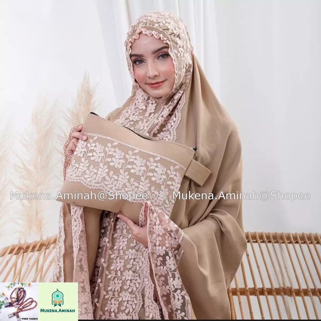 MUKENA DEWASA SHIREEN RENDA MEWAH PREMIUM JUMBO