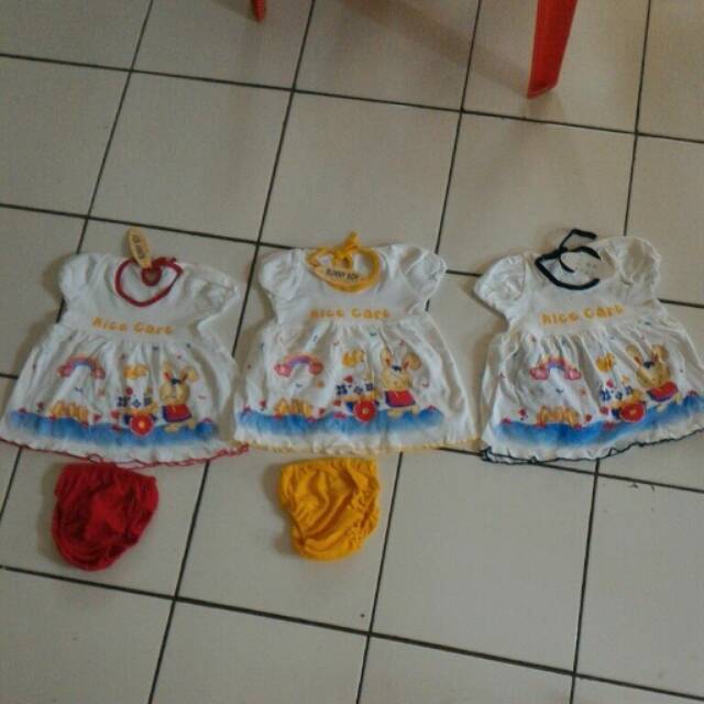 Baju rok bayi perempuan merk bunny boy