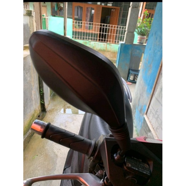 Promo paket spion click + handgrip standar Honda + Jalu stang chrome  semua motor Honda beat Vario 110/125/150 Scoopy supra Supra x 125 kharisma dll harga sepaket