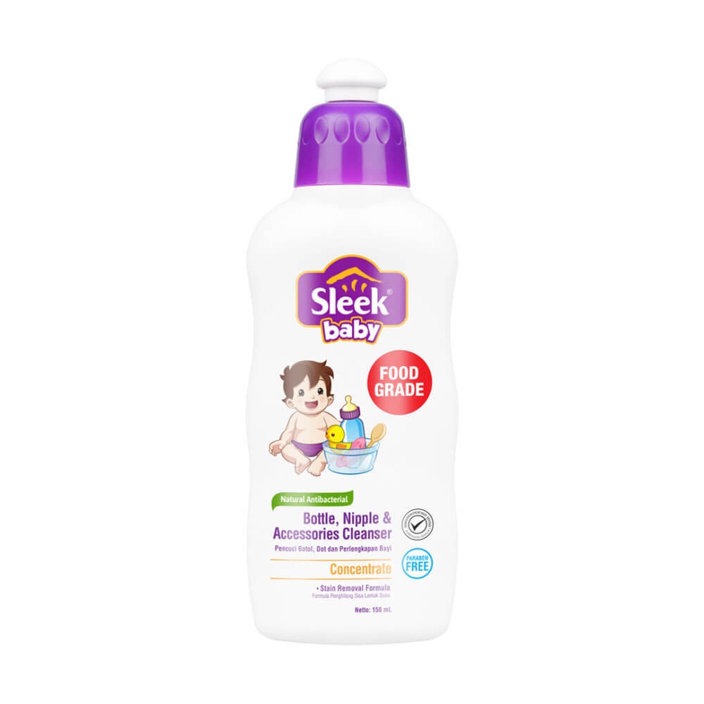 Sleek Baby Bottle, Nipple & Accessories Cleanser / Sabun Pencuci Botol Bayi / Sabun Sleek