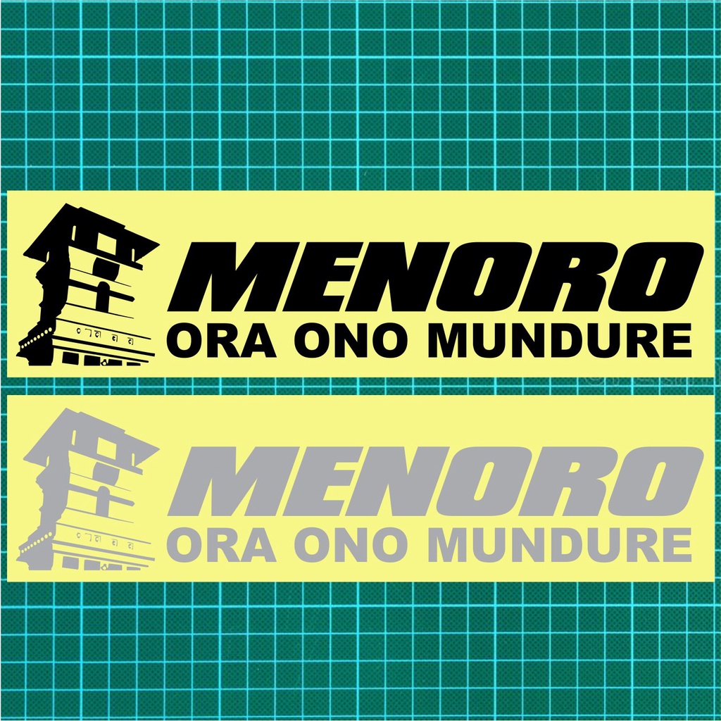 sticker stiker cutting bus bis po. haryanto menoro ora ono mundure