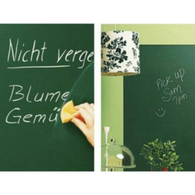 Wallpaper Sticker Papan Tulis Green Uk 45cm X 2 Meter 1 Roll Shopee Indonesia