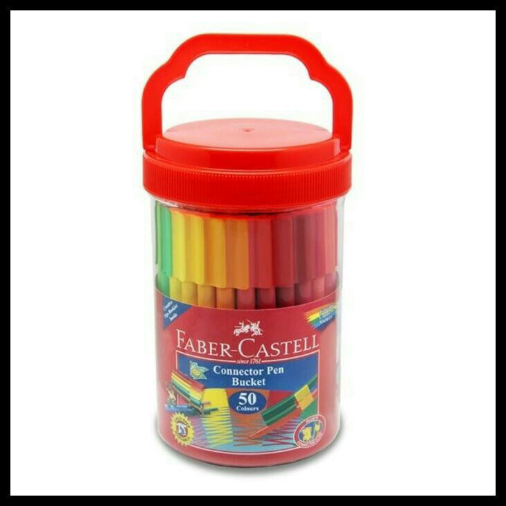 

UPDATE CONNECTOR PEN BUCKET FABER CASTELL 50 WARNA/CONNECTOR PEN TOPLES FABER PAKET ALAT TULIS MURAH
