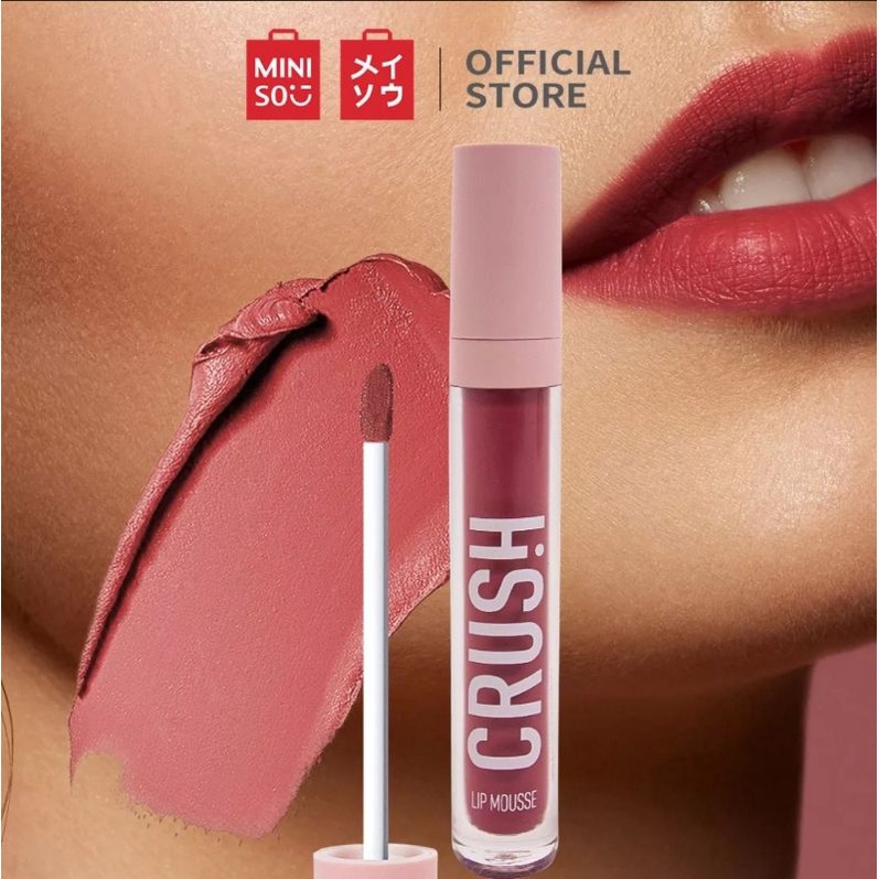 MINISO OFFICIAL Crush lip mousse / lipstick miniso / lipen / gincu