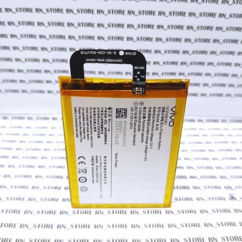 BATTERY BATERAI BATRE VIVO Y51 Y51L B-95