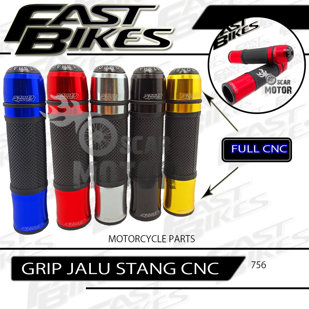 HANDGRIP FASTBIKES CNC DOUBLEHEAD SUPERSOFT JALU STANG TRANSFORMERS XT MODEL RIZOMA BARRACUDA