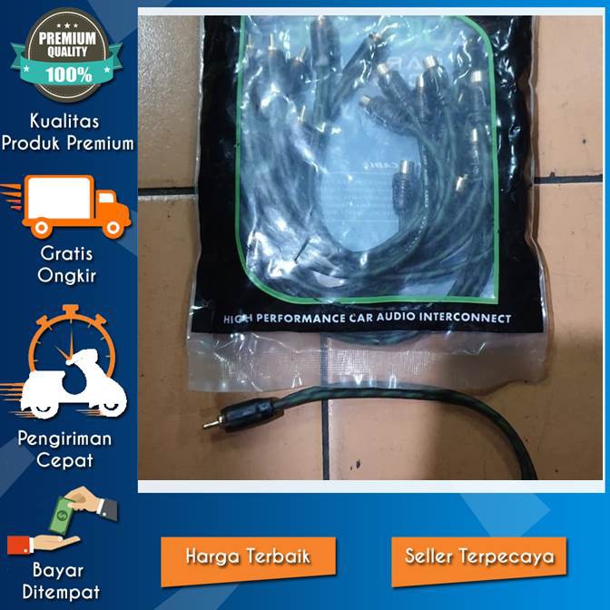 DISKON KABEL RCA CABANG Y ( 1 RCA MALE TO 2 RCA FEMALE ) JACK AUDIO CABEL