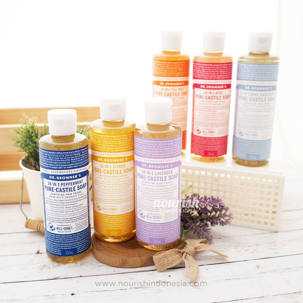 Dr Bronners Magic Soaps Unscented Baby Mild Pure 473 ml