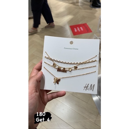 gelang dapat 4 kalung HnM