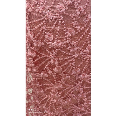 Kain Tile Brokat Payet Spangle Spyder Pink