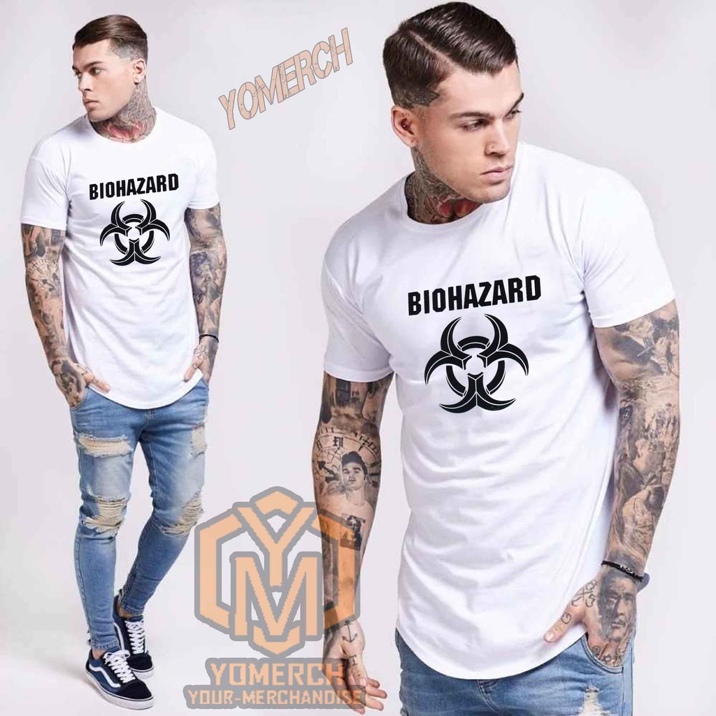 TSHIRT / BAJU / KAOS BIOHAZARD keren pria  Yomerch