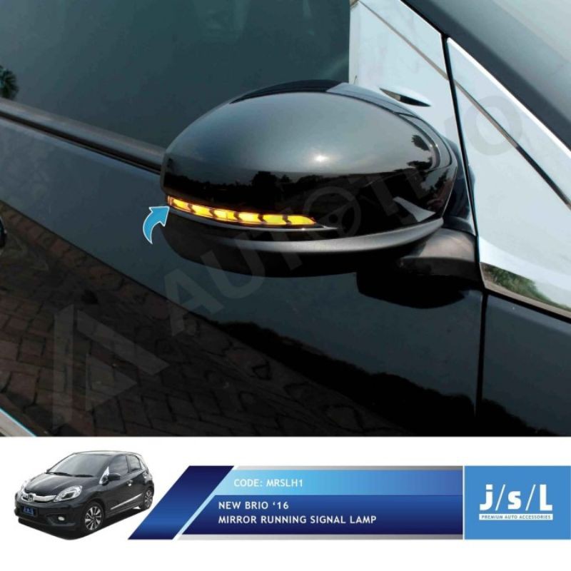 Mirror Running Signal Lamp New Brio LED Lampu Kaca Spion