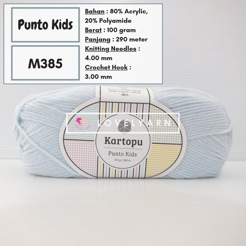 Benang Rajut Kartopu Punto Kids - M385