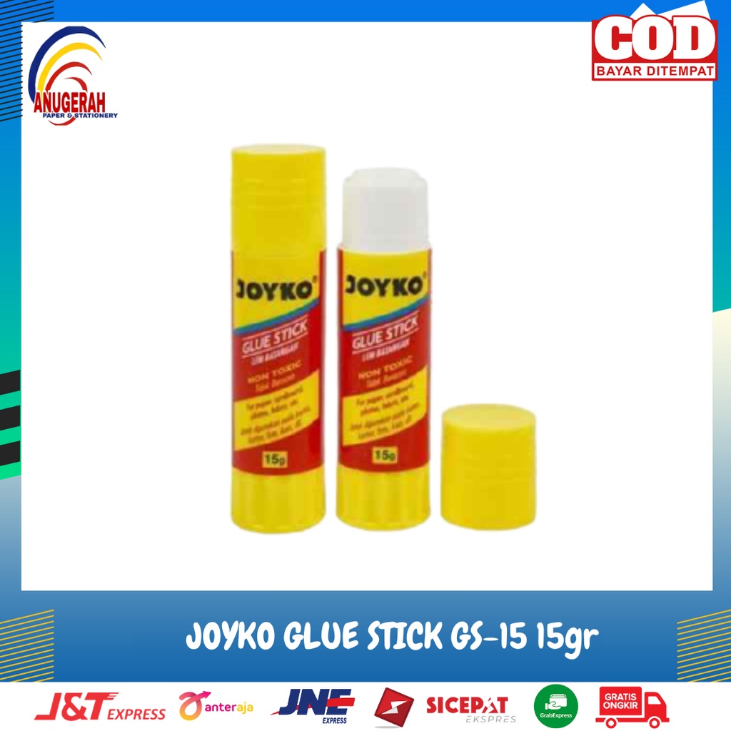 

Lem Kertas Batang Joyko GS-15 Lem Glue Stick 15 gr (PCS)