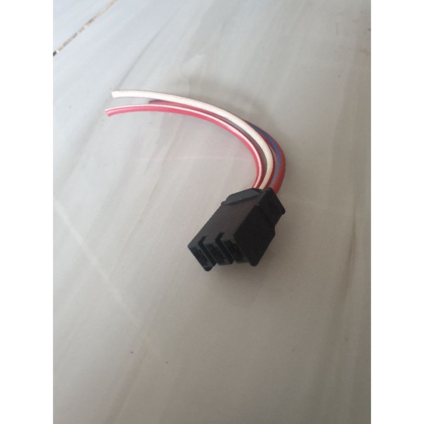 Soket socket konektor regulator kiprok acg starter kabel pin 3 hitam honda old new vario 125 adv 150 pcx