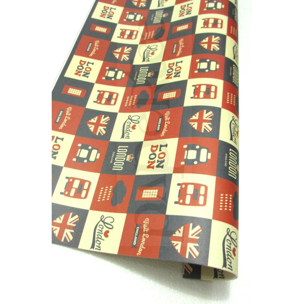 

Kertas Kado London Kotak Kotak
