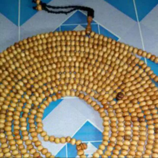 Tasbih 1000 Butir Kayu Walikukun Kuning - Tasbih Kayu 1000 Butir -  Tasbih Kayu Walikukun - Tasbih