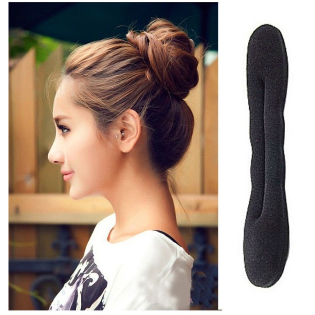 Hairdini Sponge Rambut / Hair Dini / Hair Bun / Hairlock / Alat Cepol Donat untuk Tatanan Rambut-2