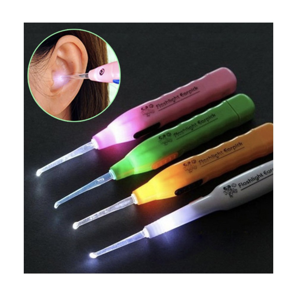 [PROMO SPESIAL] ALAT PEMBERSIH TELINGA FLASHLIGHT EARPICK ALAT KOREK KUPING LAMPU LED HIGH QUALITY