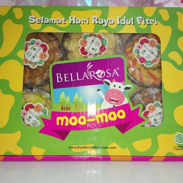 

Paket kue lebaran Bellarosa moo-moo