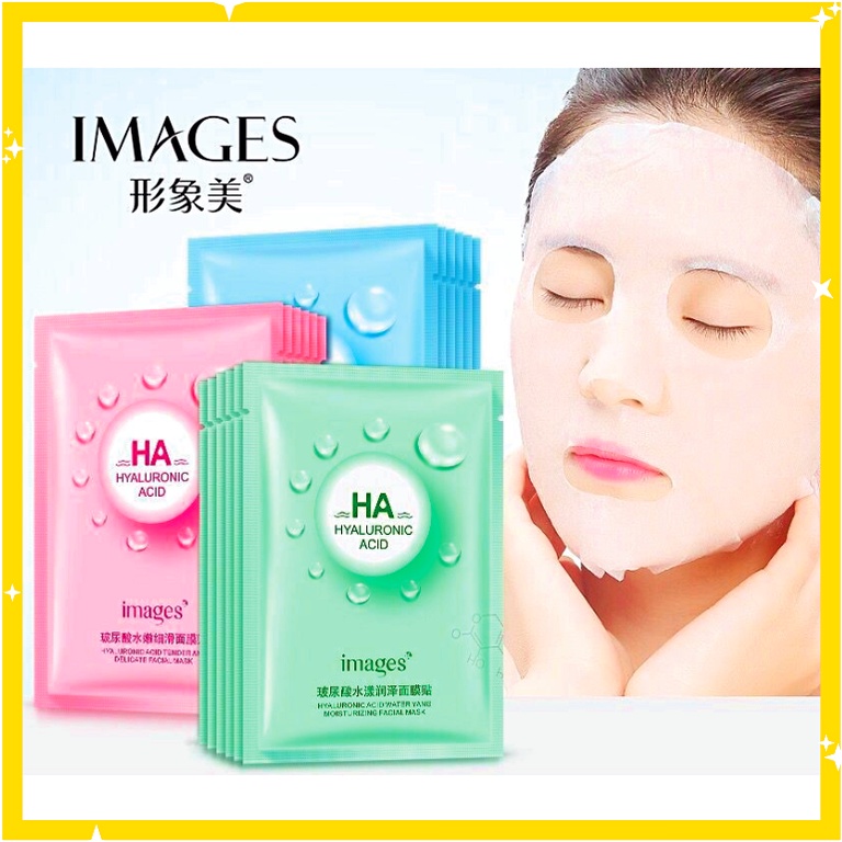 IMAGES HA Hyalurpnic Masker Wajah Facial Mask EM005